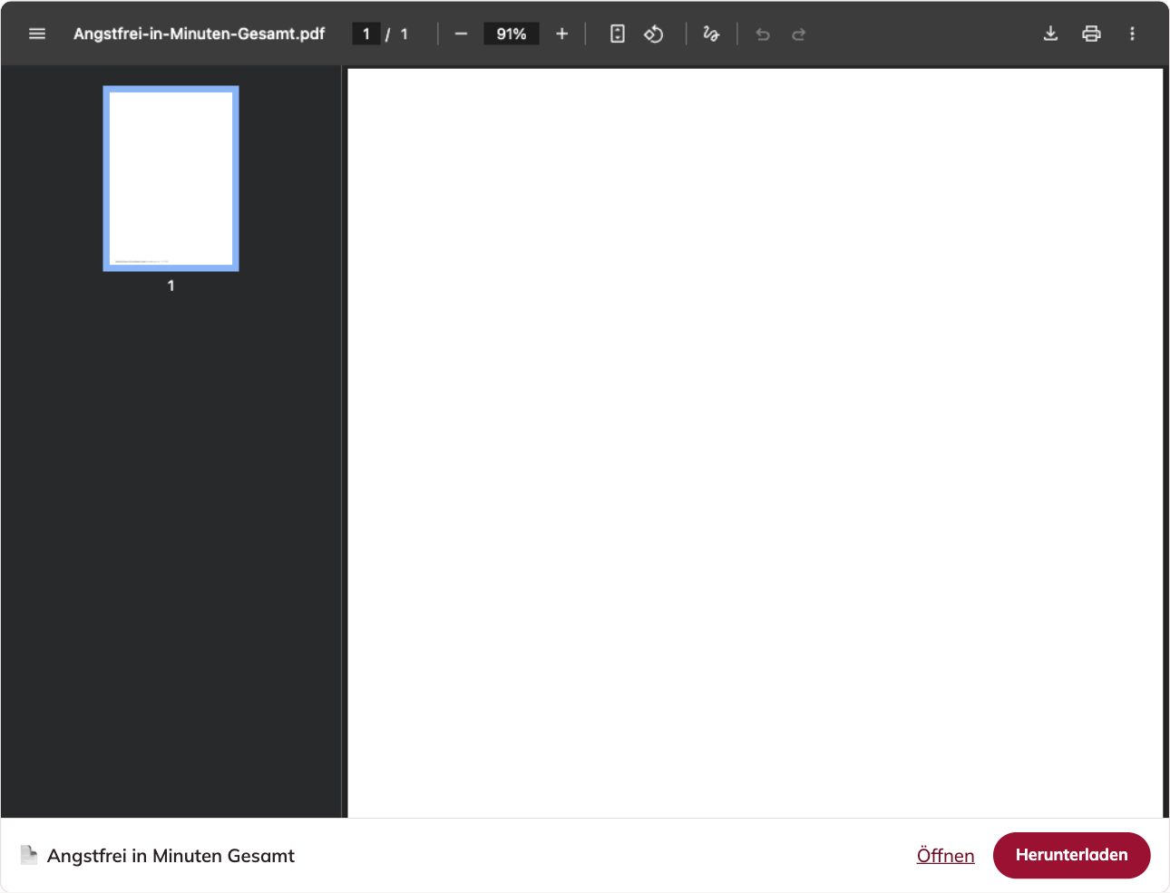 PDF mit den Knöpfen „Öffnen“ und „Herunterladen“ – MET by Franke – PDF öffnen, speichern und drucken