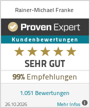 Erfahrungen & Bewertungen zu Rainer-Michael Franke